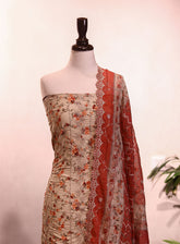 Bin Saeed Embroidered Lawn 3 Piece Unstitched Suit BS25EL D-609